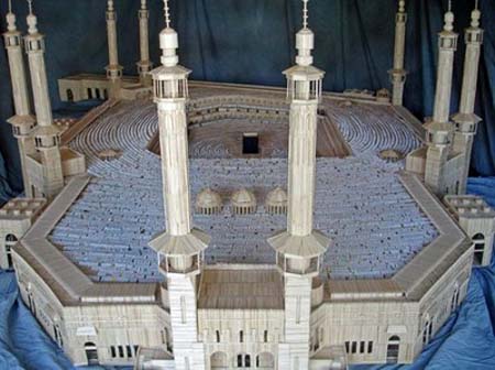 Mosque Form from Toothpics